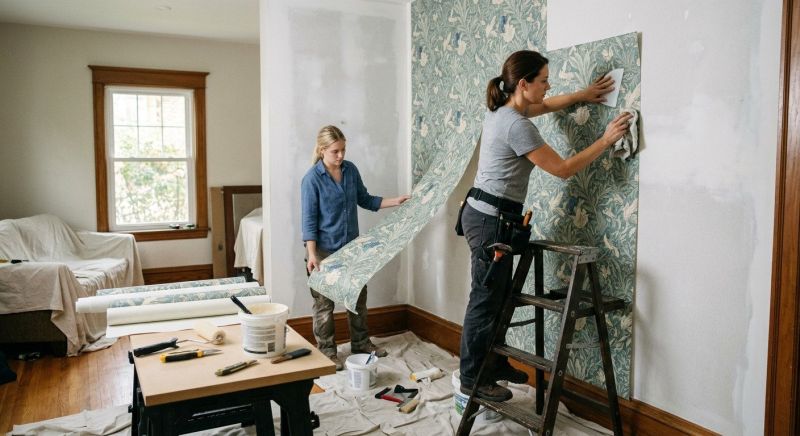 Kitchen Wallpaper Installation in Kansas City, MO