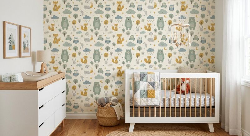 Nursery Wallpaper Installation in Littleton, CO