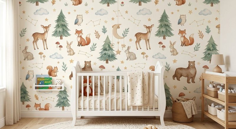 Nursery Wallpaper Installation in Conroe, TX