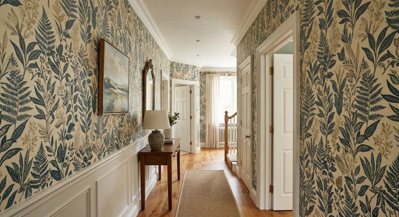 Hallway Wallpaper Installation in Conroe, TX