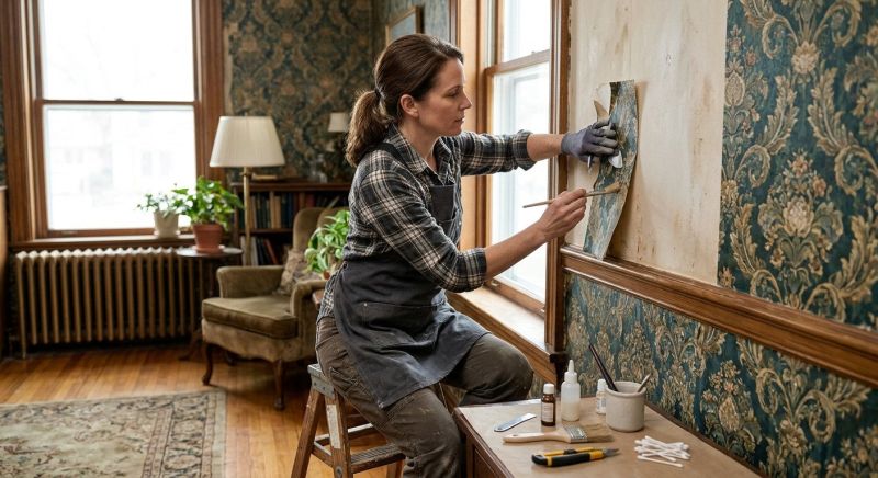 Wallpaper Restoration in Overland Park, KS