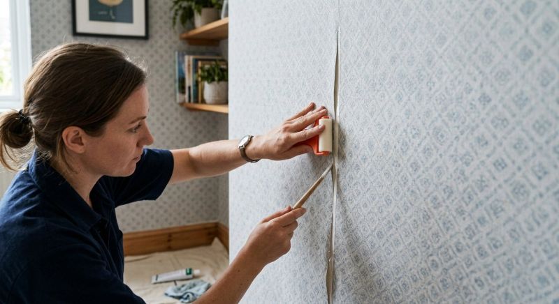 Wallpaper Seam Repair in Olathe, KS