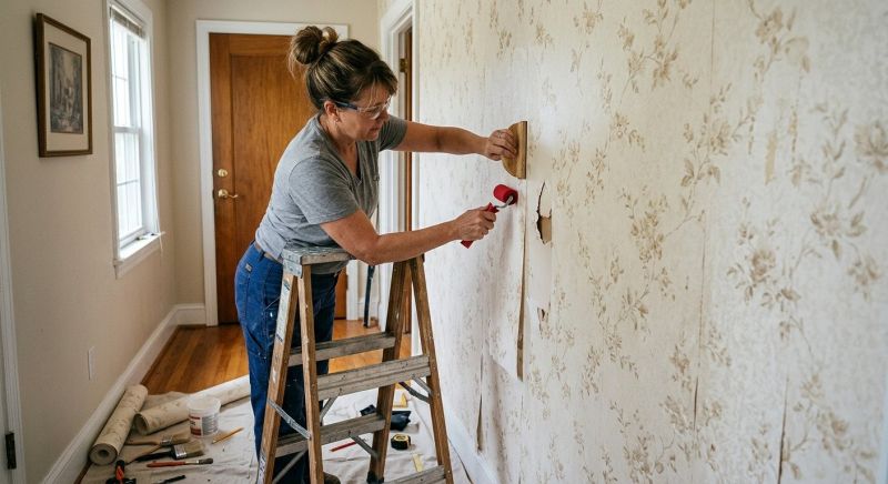 Wallpaper Seam Repair in Overland Park, KS
